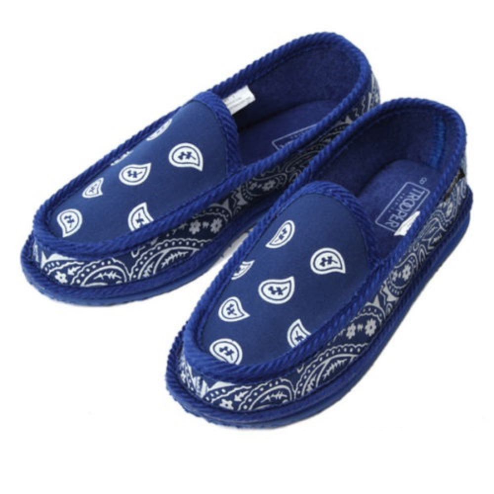 Trooper America Men's Bandana Print Slipper Shoe - Picture 1 of 6